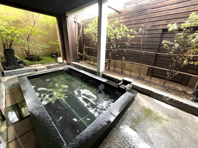 小天狗旅館、露天風呂