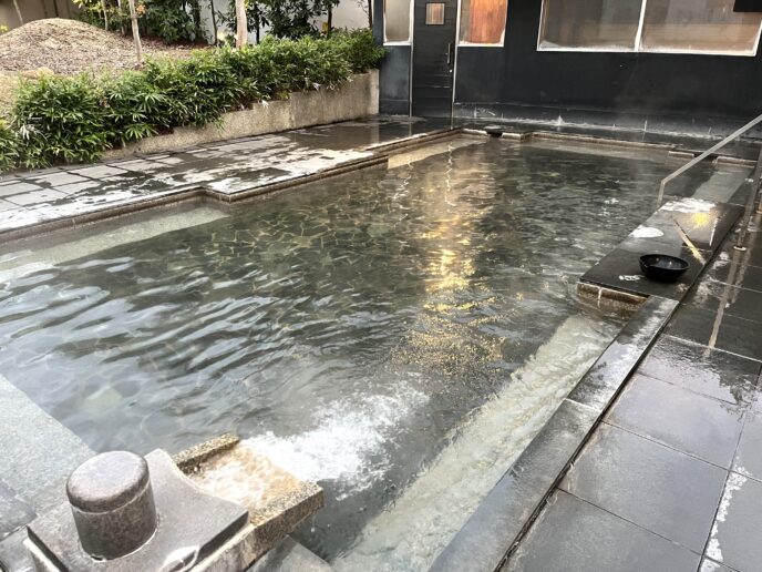 川棚グランドホテルお多福、露天風呂