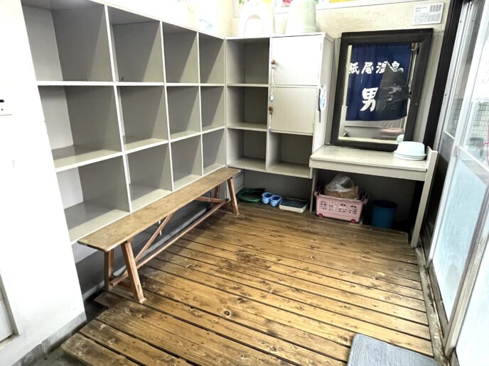 紙屋温泉 脱衣所