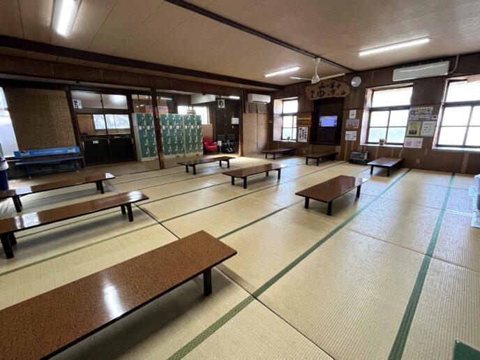 別府温泉保養ランドの休憩室