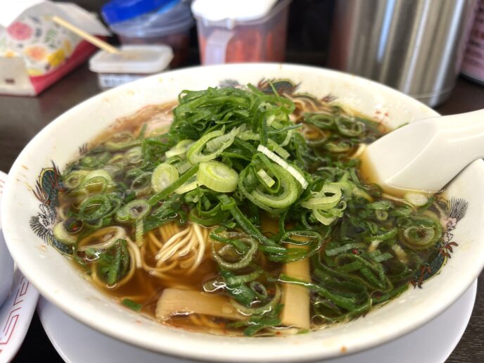 来来亭の醤油ラーメン