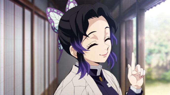 胡蝶しのぶ　笑顔