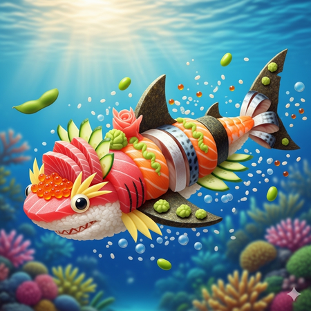 シャーキーニ・スッシーニ（Sharkini Sushini）