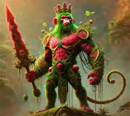 チンパンジーニ・ウォーターメロニーニ・キンギーニ（Chimpanzini Watermelonini Kingini）