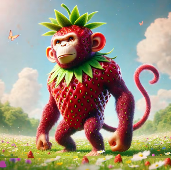 チンパンジーニ・ストロベリーニ（Chimpanzini Strawberrini）