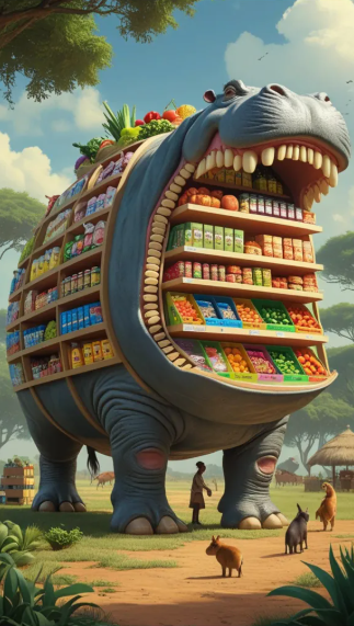 ヒポポタミノ・スーパーマーケティーノ（Hipopotamino Supermarketino）