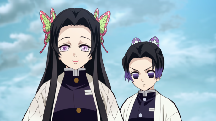胡蝶カナエと胡蝶しのぶ