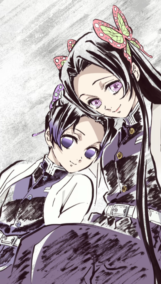 胡蝶カナエと胡蝶しのぶ
